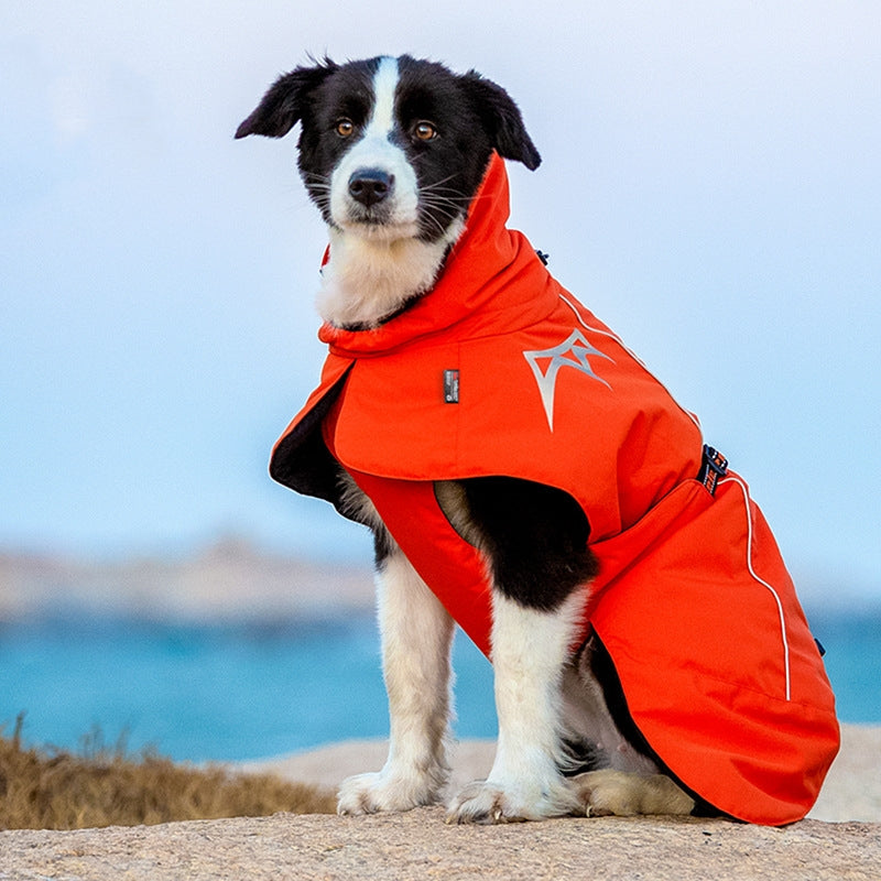 Animaux de compagnie Cotton rembourré vêtements automne et hiver imperméable chaud avec velours