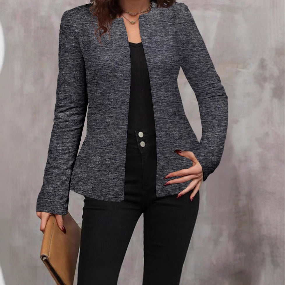 Veste polyvalente décontractée et mince pour femmes