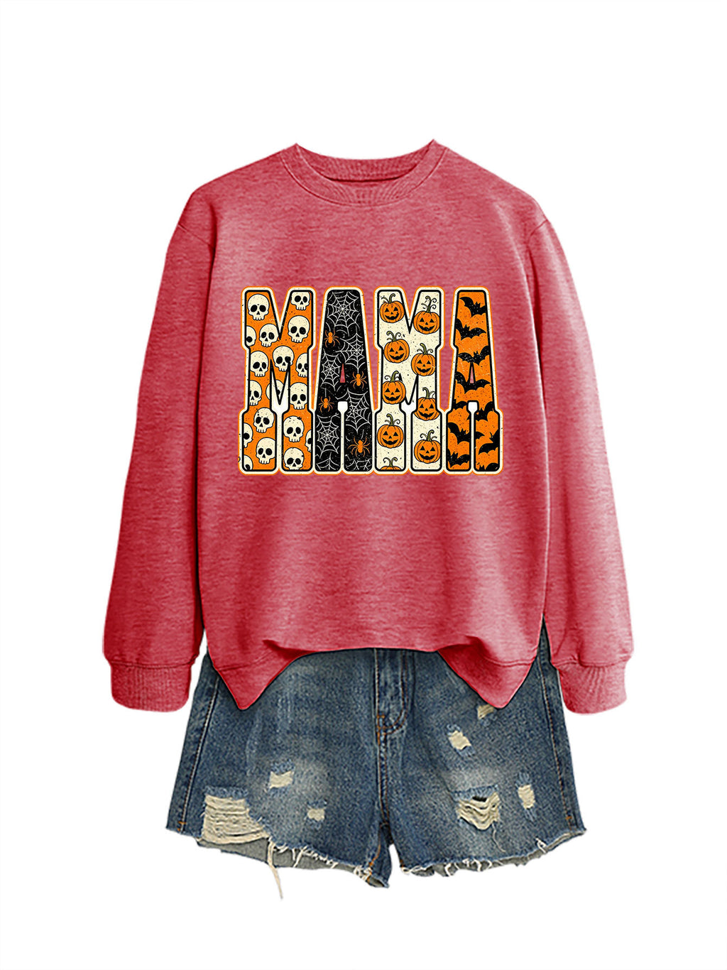 Hoodie d'Halloween pour femmes avec araignée de crâne et Jack-o-lantern Designs