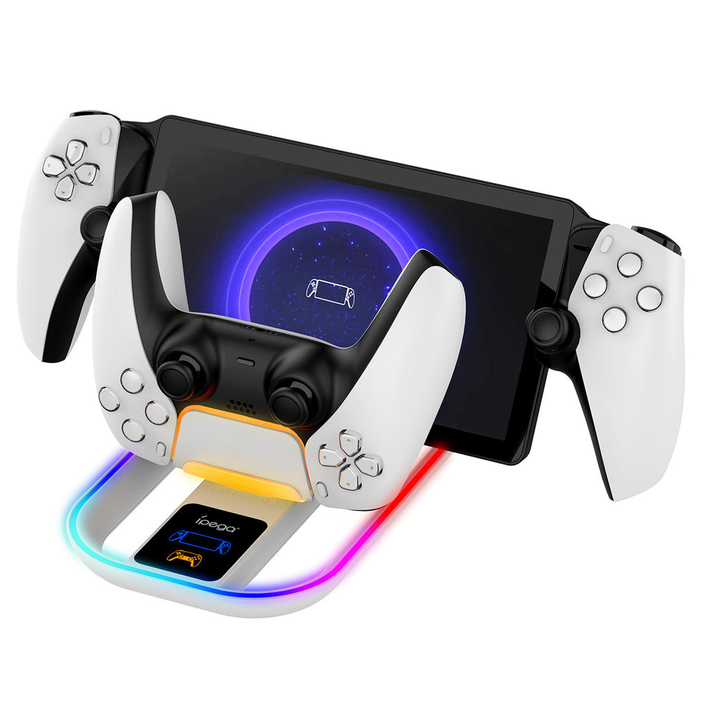 Base de charge de machine de jeu de streaming avec coloré