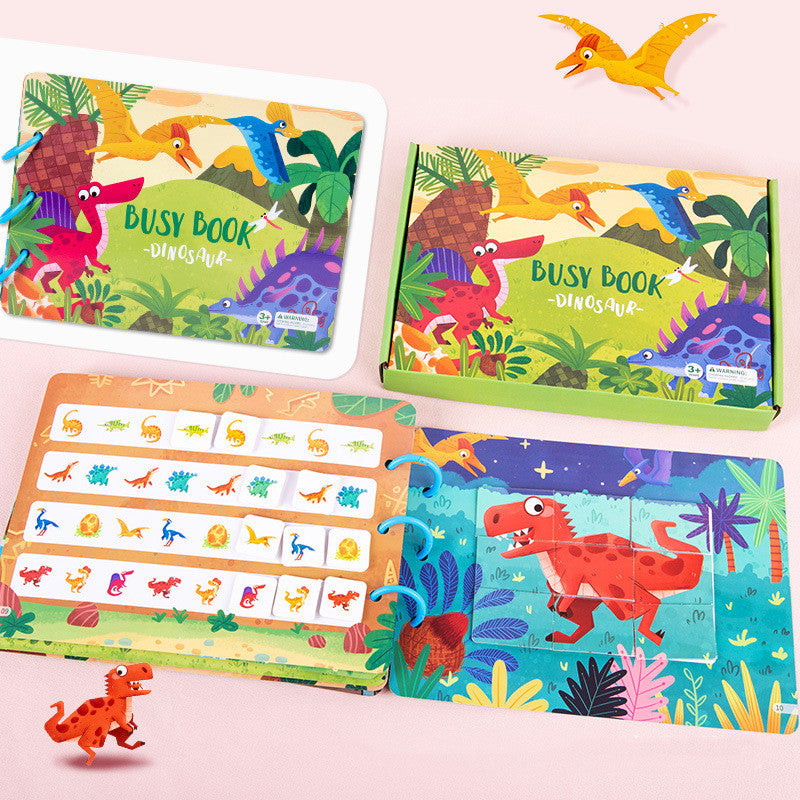 L'éducation des jeunes enfants Educationnel Velcro Hand Tear Pull Book Baby Tranquill Paste Book To