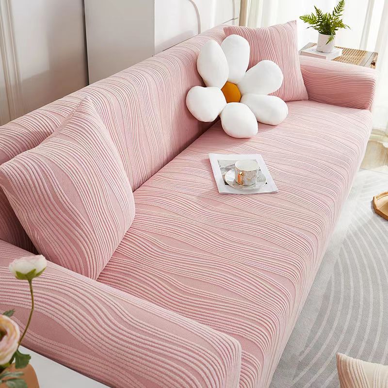 Couverture de canapé épaissée avec un design universel enveloppé pour la protection contre les rayures de chat