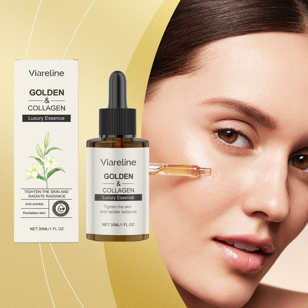 Sérum d'humidité du visage de collagène doré VIARELINE