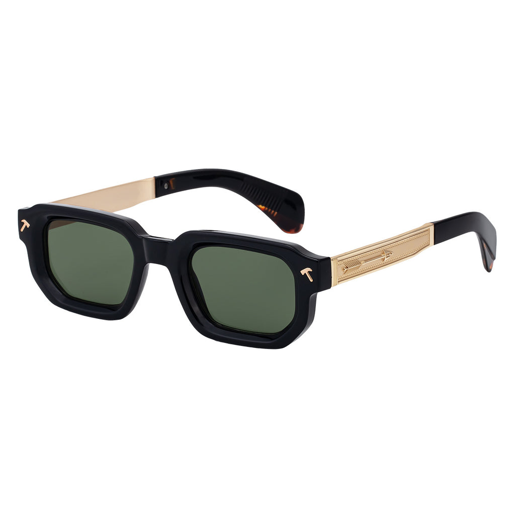 Lunettes de soleil européennes et américaines Fashion Square Frame
