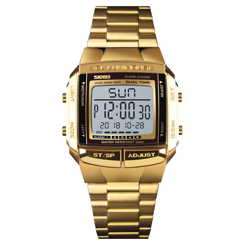 Skmei Fashion Trendy Multi-fonctionnel Homme Montre Sud-Est Asie Vente Waterproof Sports Bu