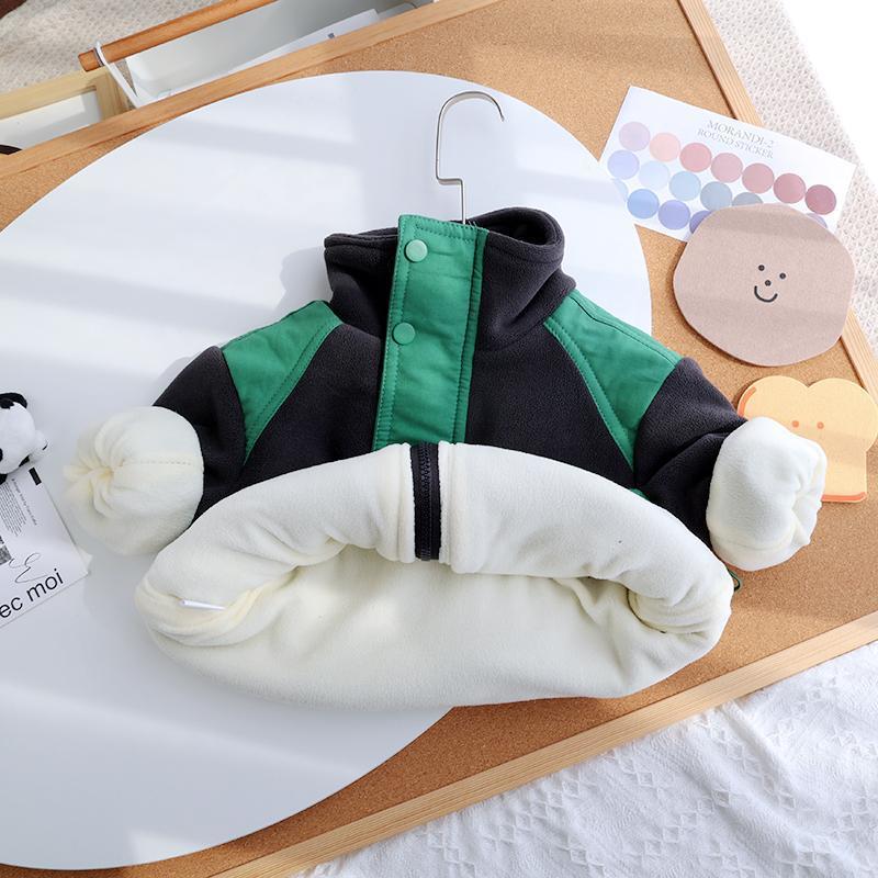 Pois polaires pour enfants et manteau épais