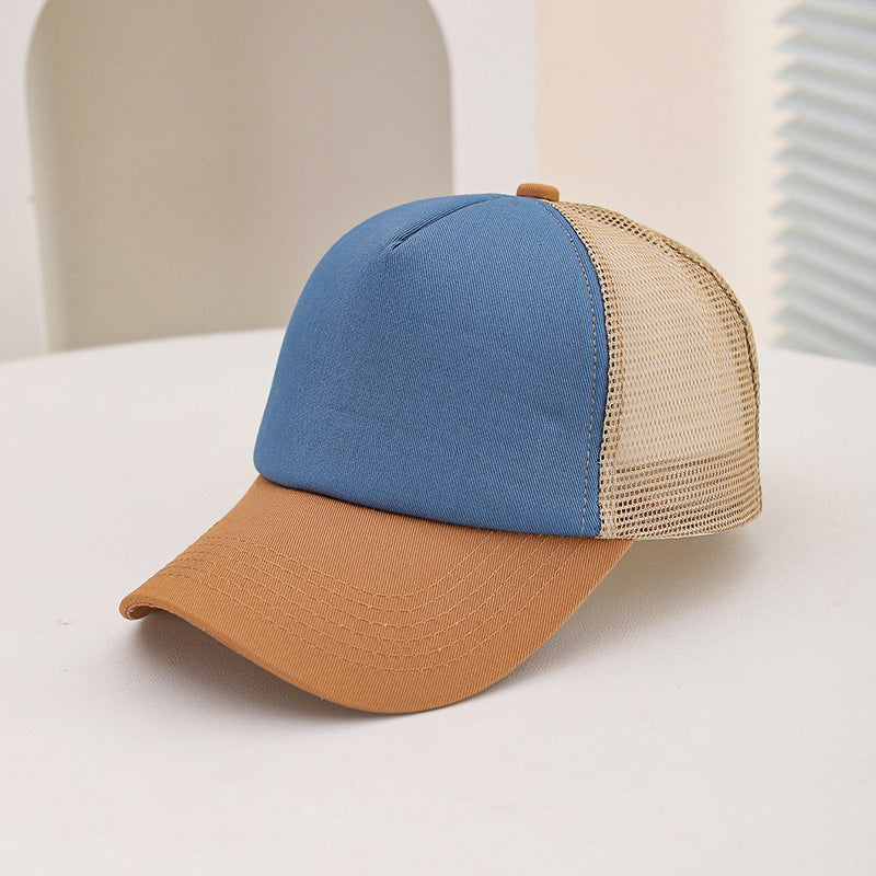 Chapeau de camionneur multicolore pour homme pour la protection contre le soleil
