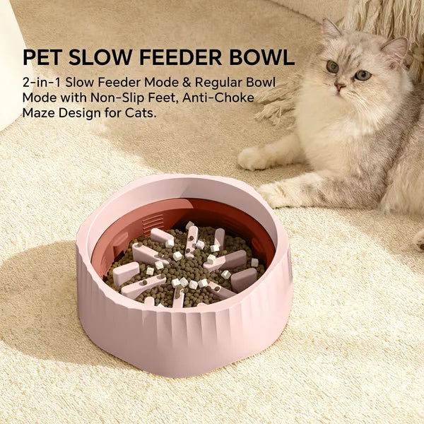Pink-Dual-usage Slow Food Bowl
