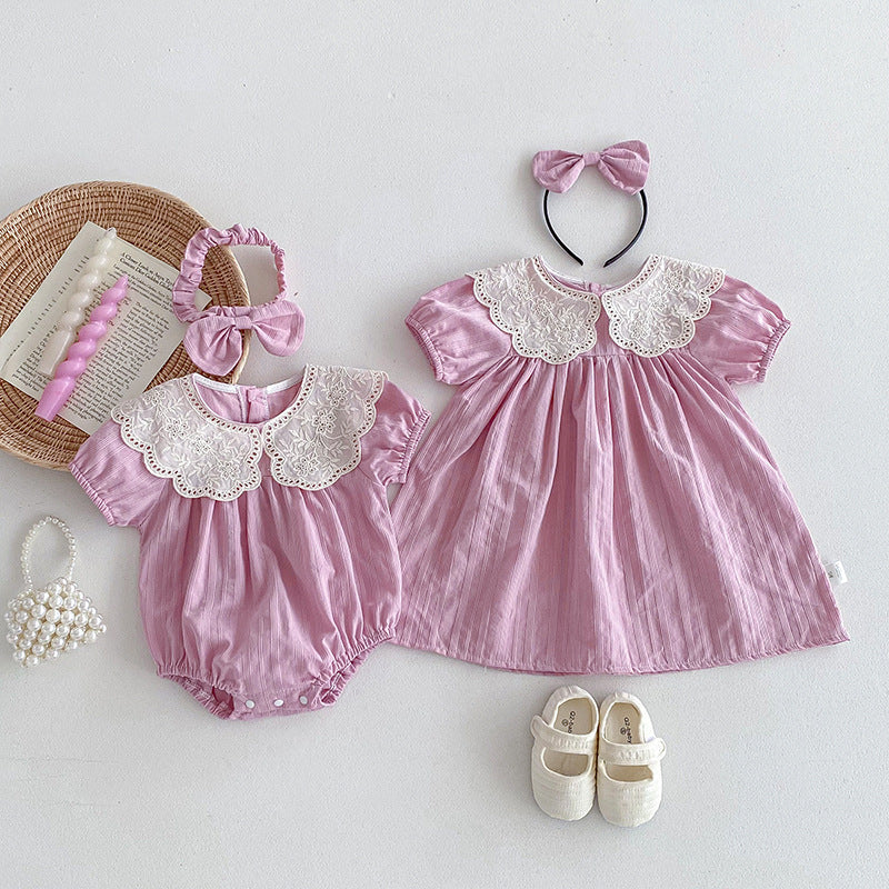 Vêtements d'été à un bouton pour bébés