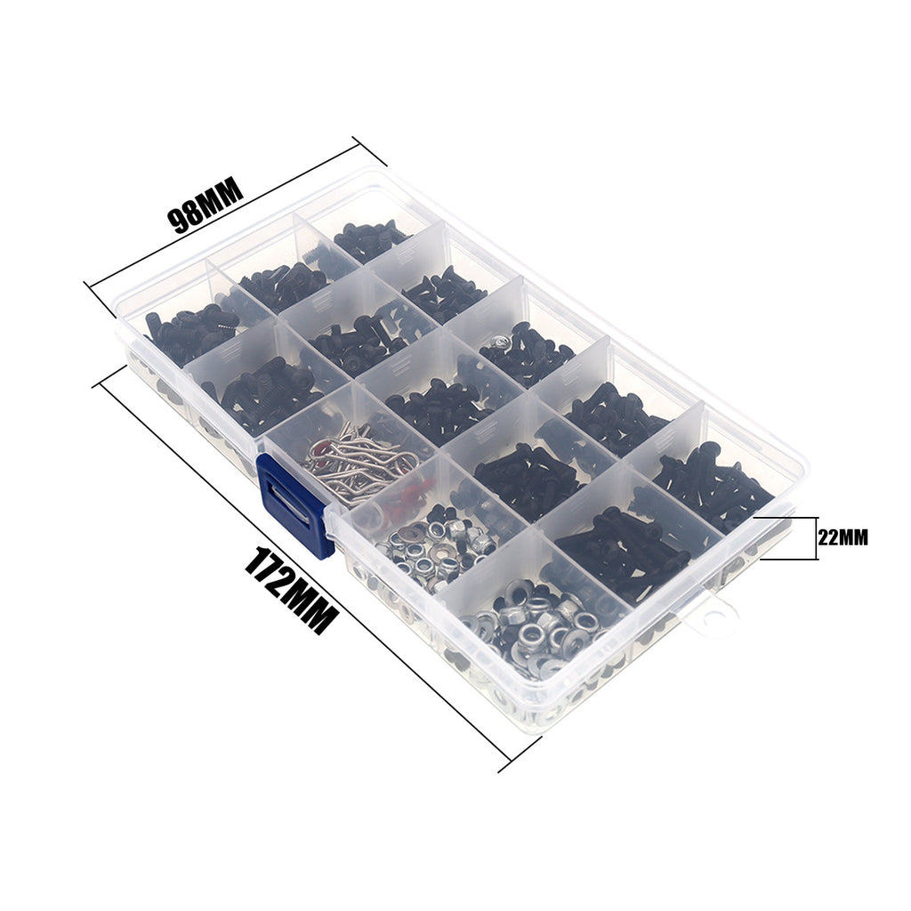 M3M4 Boîte à vis en métal R Pin Shell
