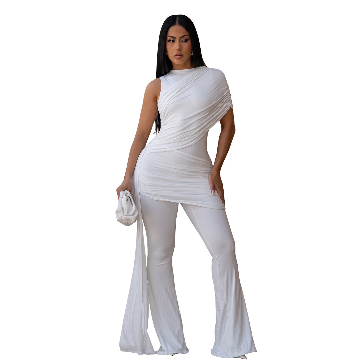 European And American Fashion Women's Clothing Élégant et élégant Bodycon Jumpsuit avec R