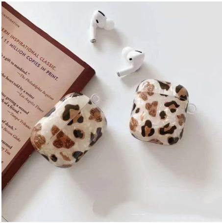 Couverture de protection du casque Bluetooth Leopard Print