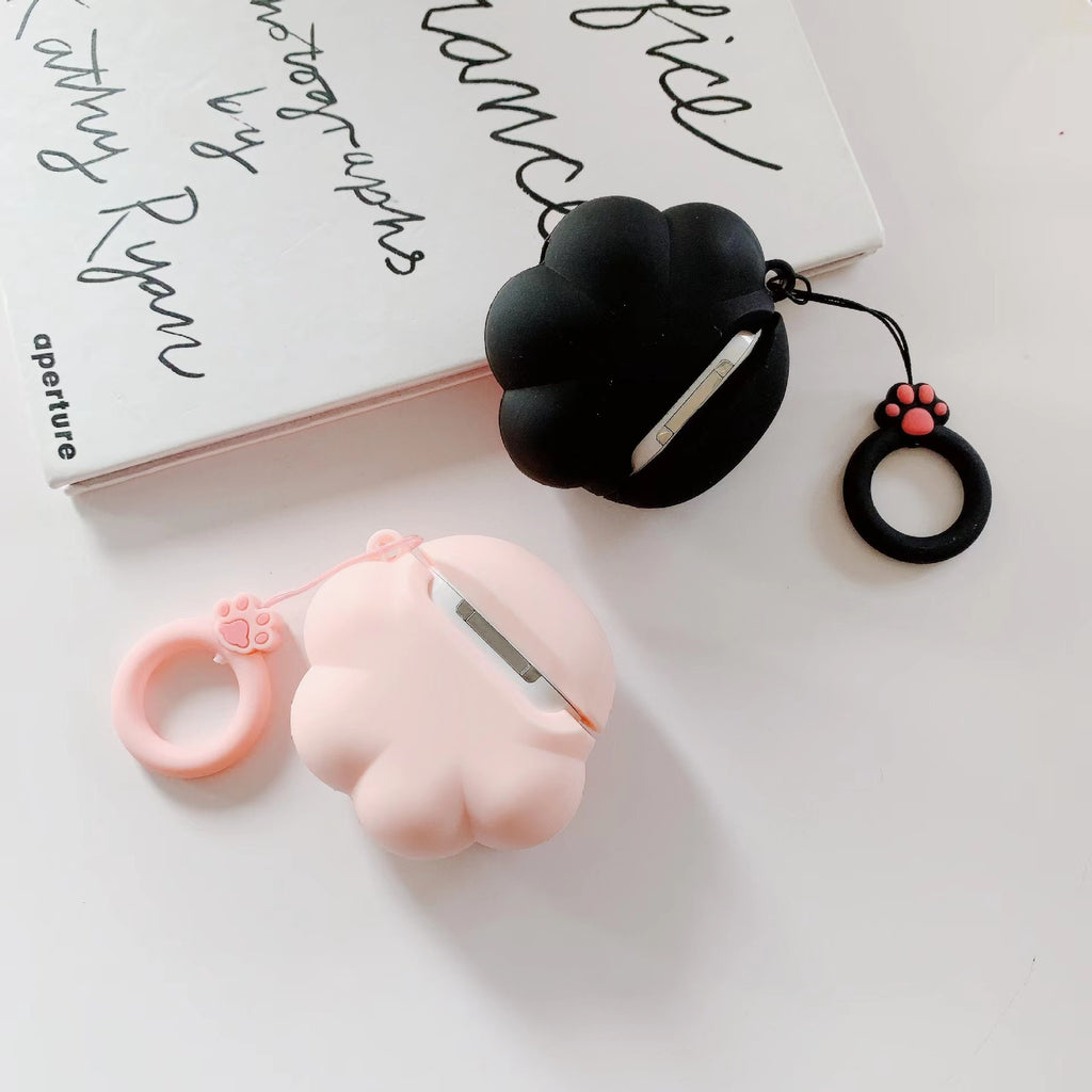 Casque de protection en silicone Paw de chat Mignon