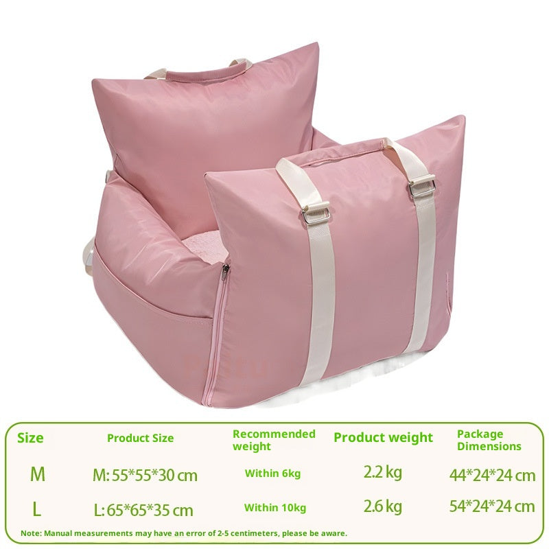 Car Kennel imperméable antidérapant antidérapant antidérapant sac d'animal amovible