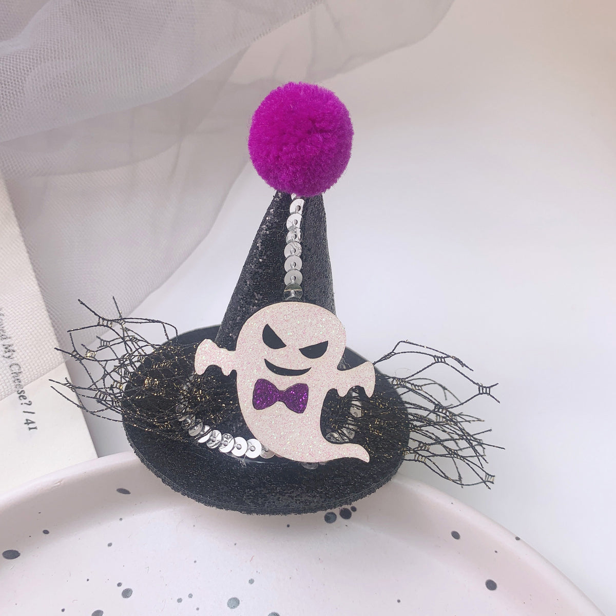 Rôle des enfants Jouer Halloween drôle Chapeau de citrouille Barrettes