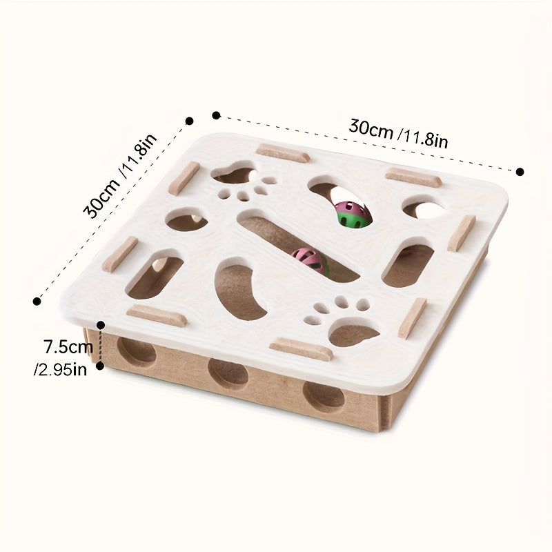 Jouet interactif de Puzzle Cat avec tunnel Maze