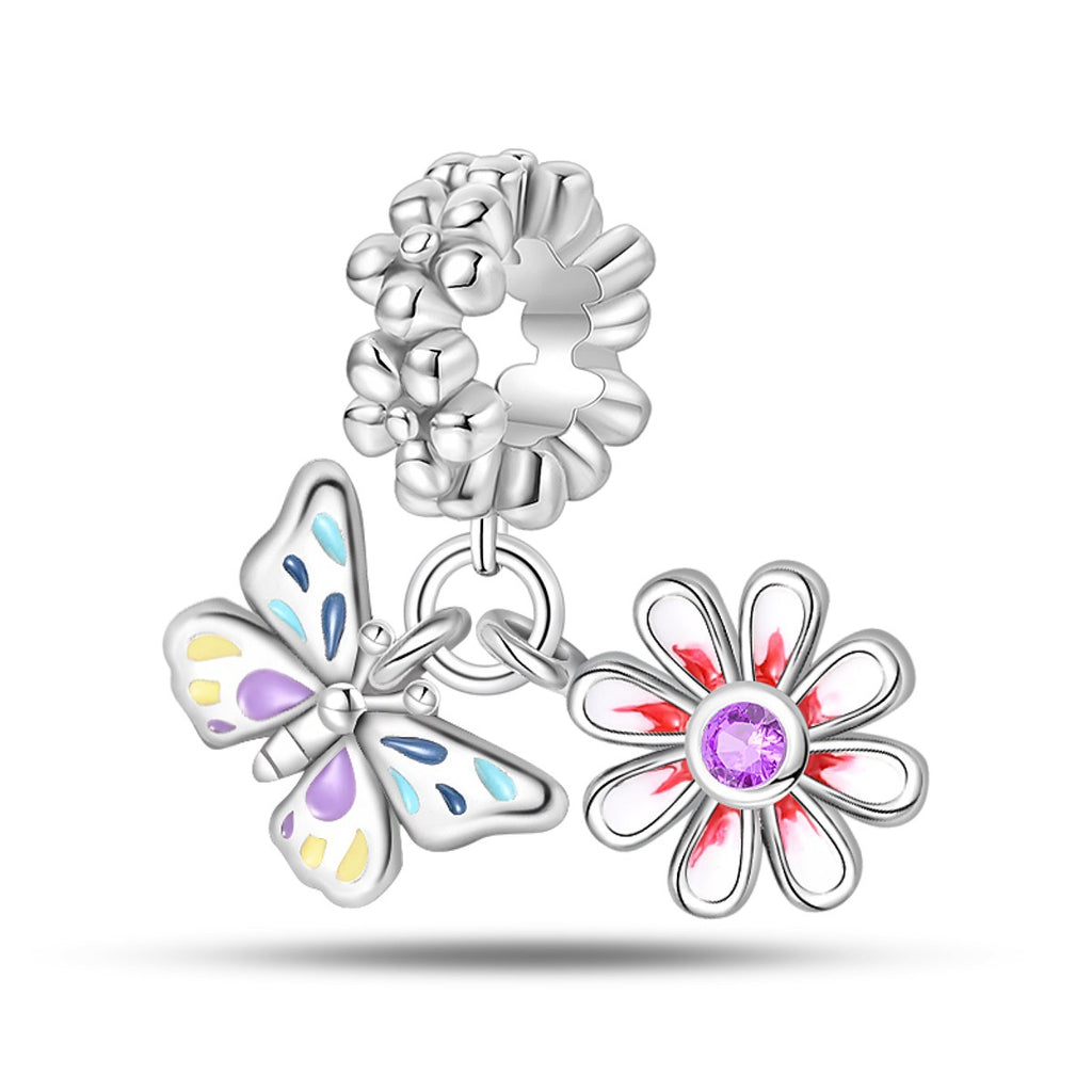 Delicate Butterfly Series Bracelet pendentif perles Accessoires