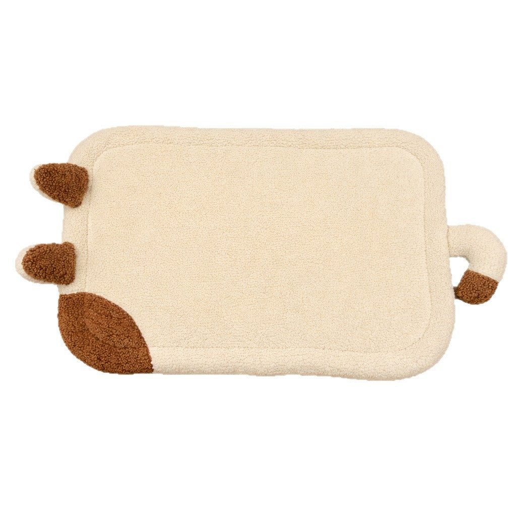 Coussin chien Coussin animal Coussin doux peau-friendly machine lavable style Lambskin animal Coussin animal