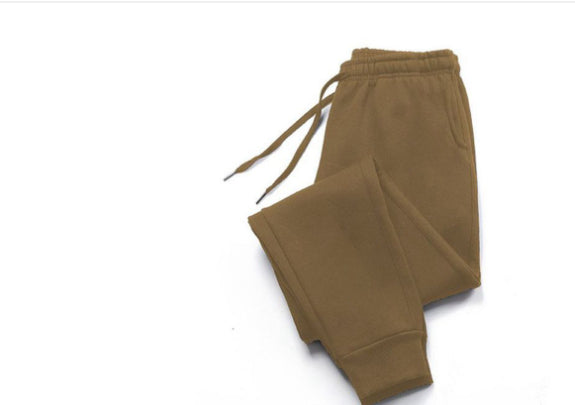 Sweatpants de fitness de course Casual Loose Chaud Sweat-absorbant Pantalons de pieds