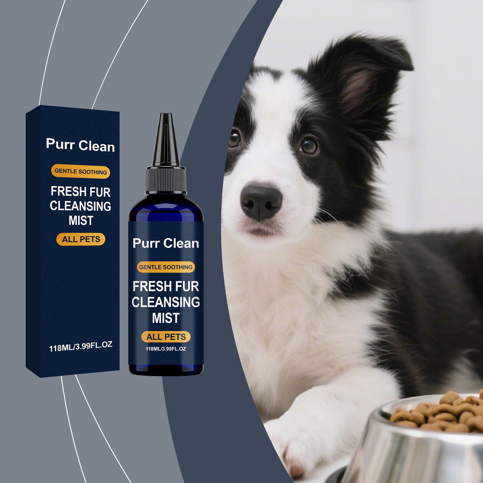 Vaporisateur de nettoyage des cheveux pour animaux de compagnie