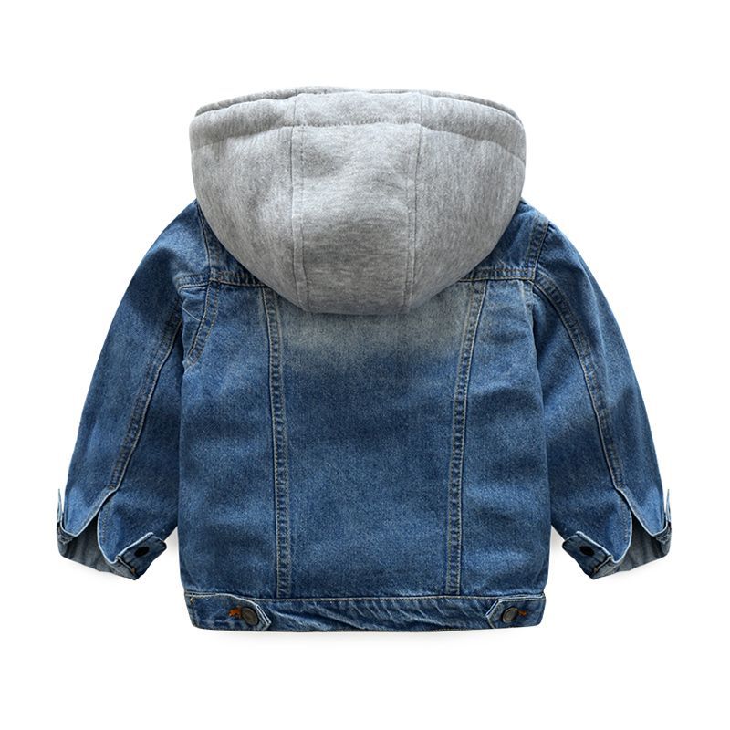 Garçons et enfants Lavés Veste denim douce