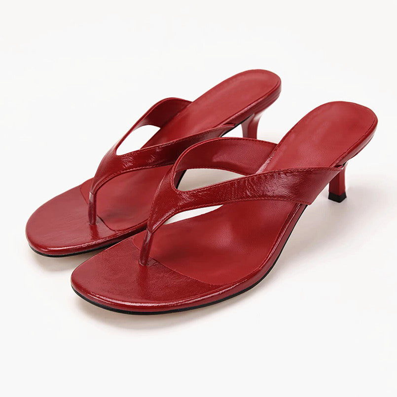 Porter plus de taille Fashionable Slim Talon avec orteil Pinch pour les gens paresseux Porter des chevilles