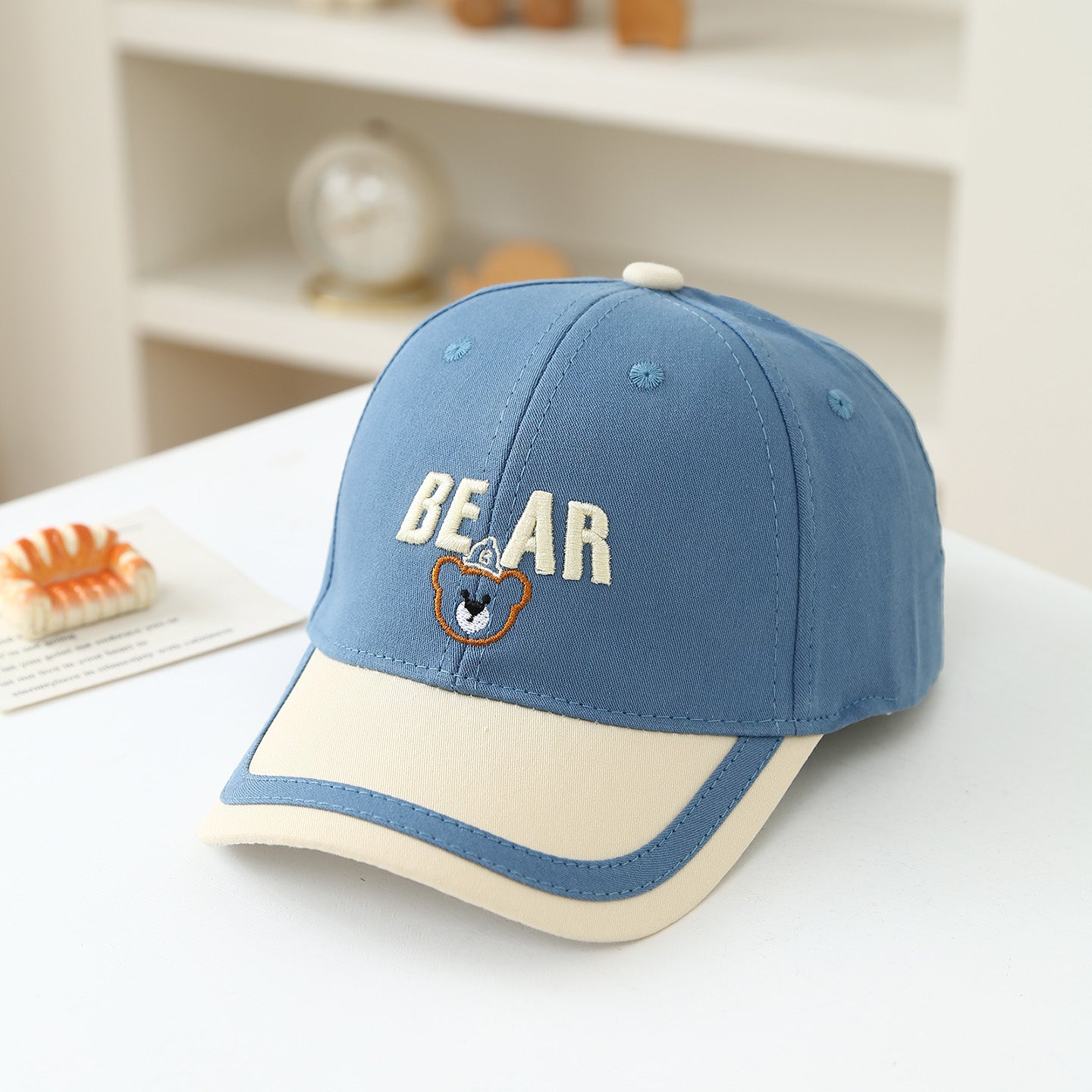 Garçons et filles de style caricature Casquette de baseball multicolore pour la protection solaire extérieure