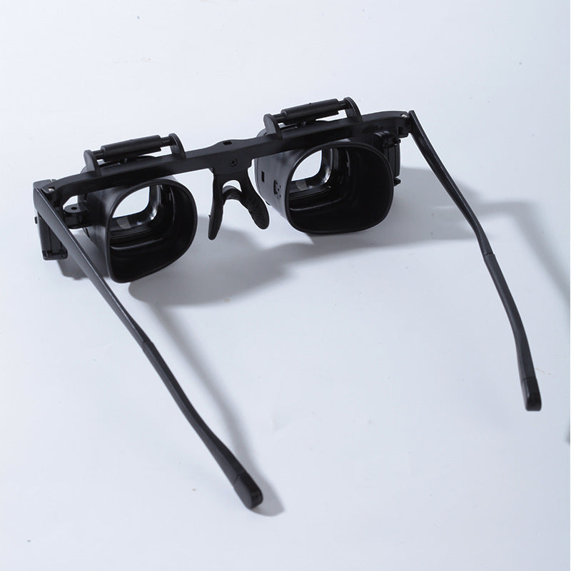 Verres portables à grande loupe 24x montés sur la tête