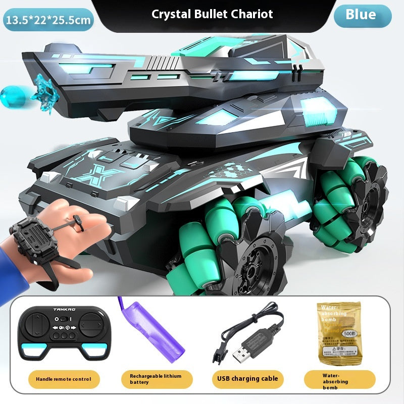 Armured Stunt Water Bomb Tank Children Toy Remote Control Car