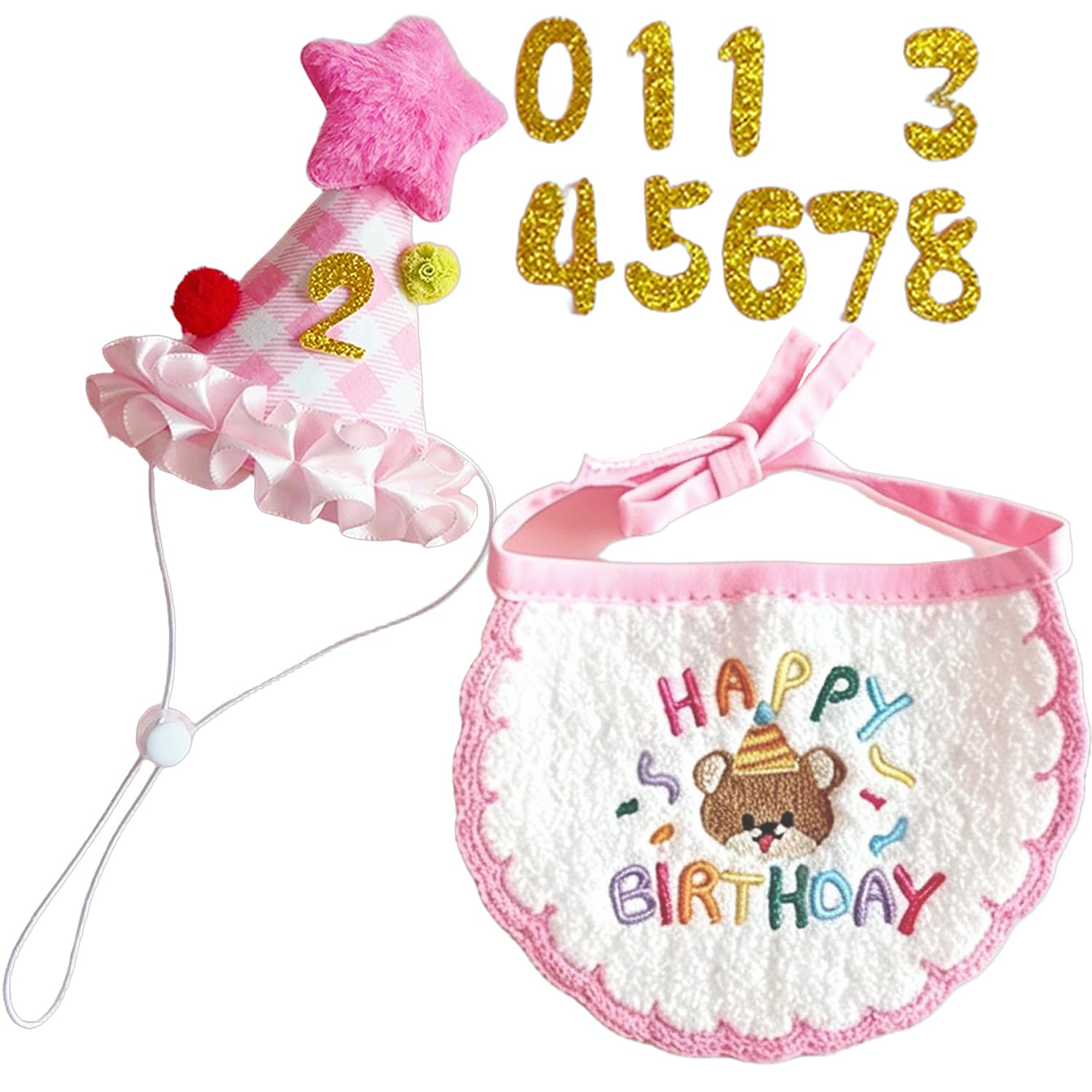 Fournitures pour fête d'anniversaire de chat