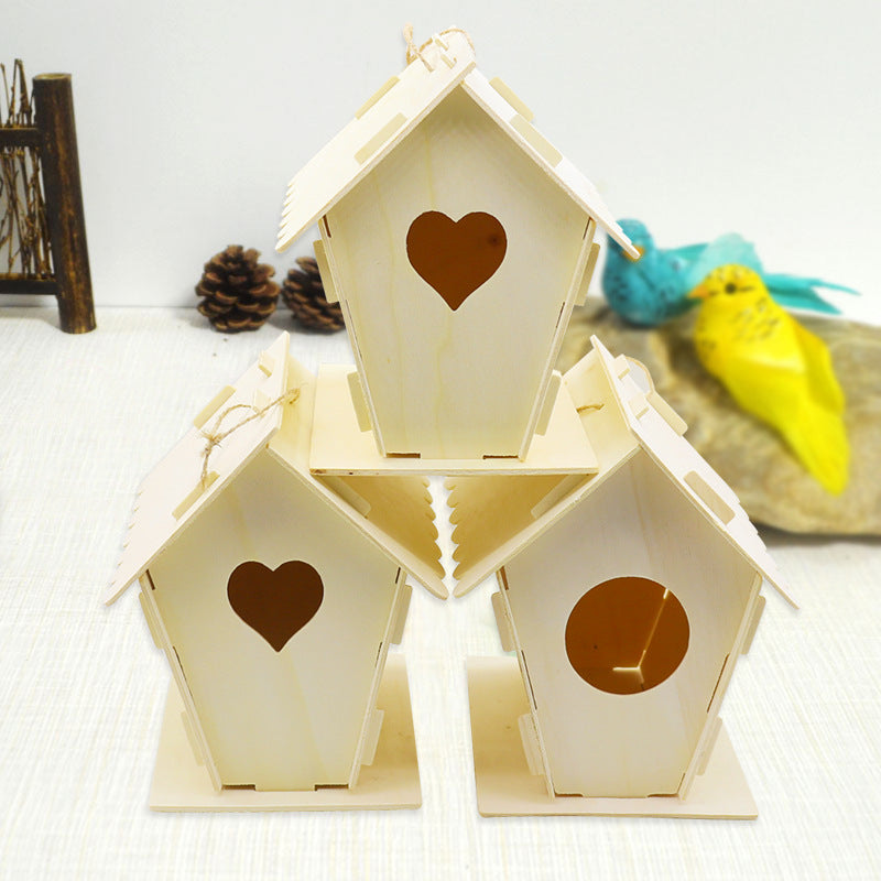 Maison d'oiseaux Bricolage Maison style maison Décor Maison Ornement
