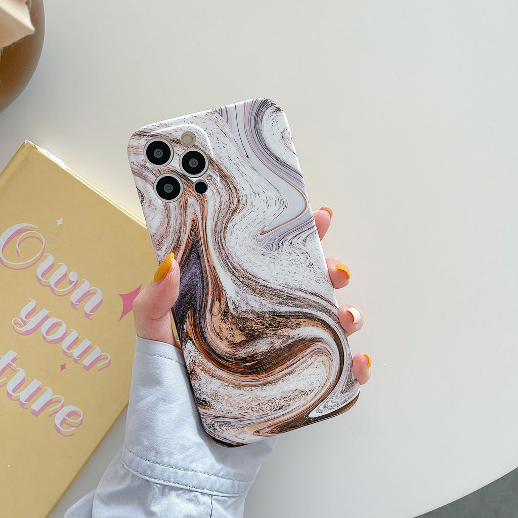 Fashion Marble Mode Silicone Cas de téléphone