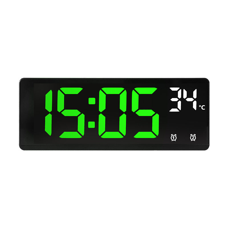 Horloge électronique multifonction créative Simple grand écran Horloge alarme multi-groupes