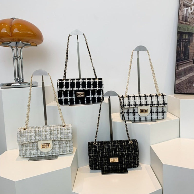 Sac à bandoulière pour dames avec une chaîne