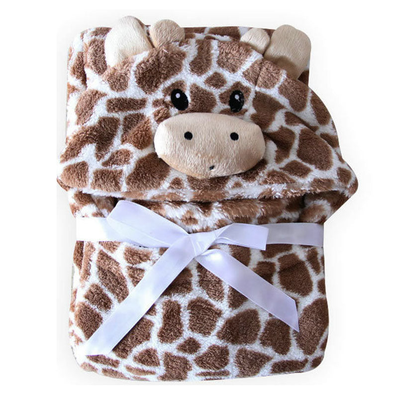 Serviette de bain à capuche pour bébé Couverture pour enfants douce et confortable