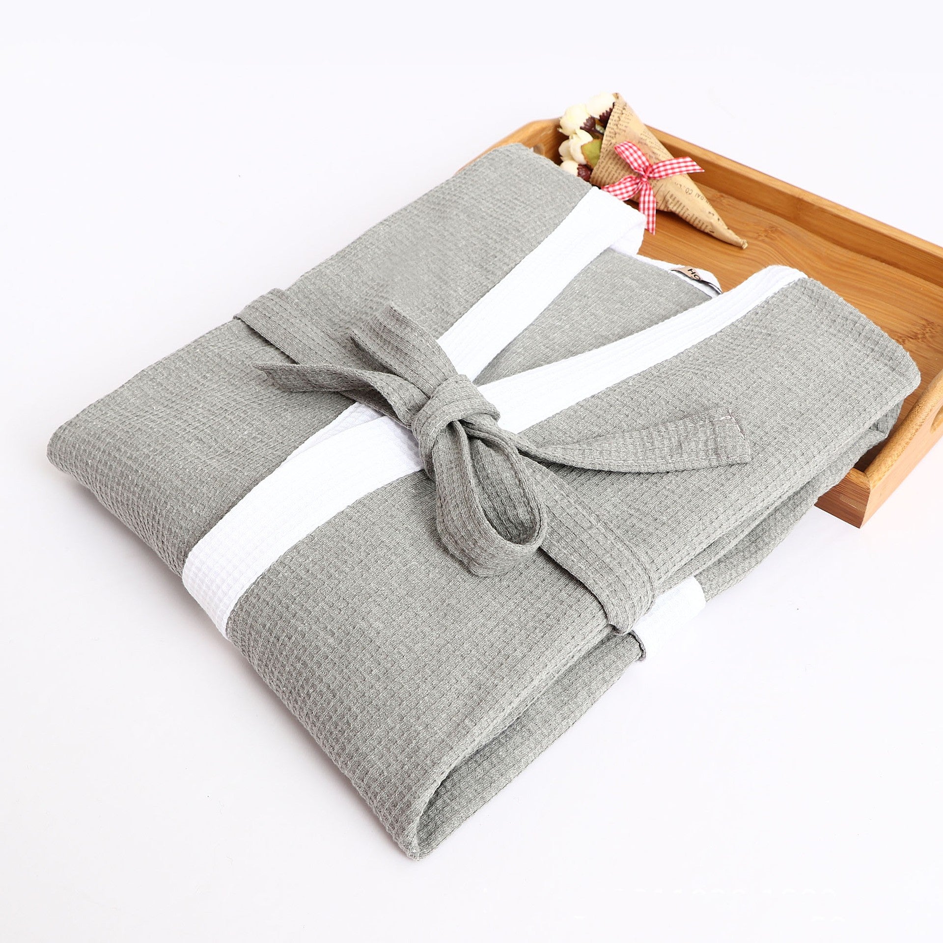Serviette de toilettage pour hommes en coton robe de gaufre