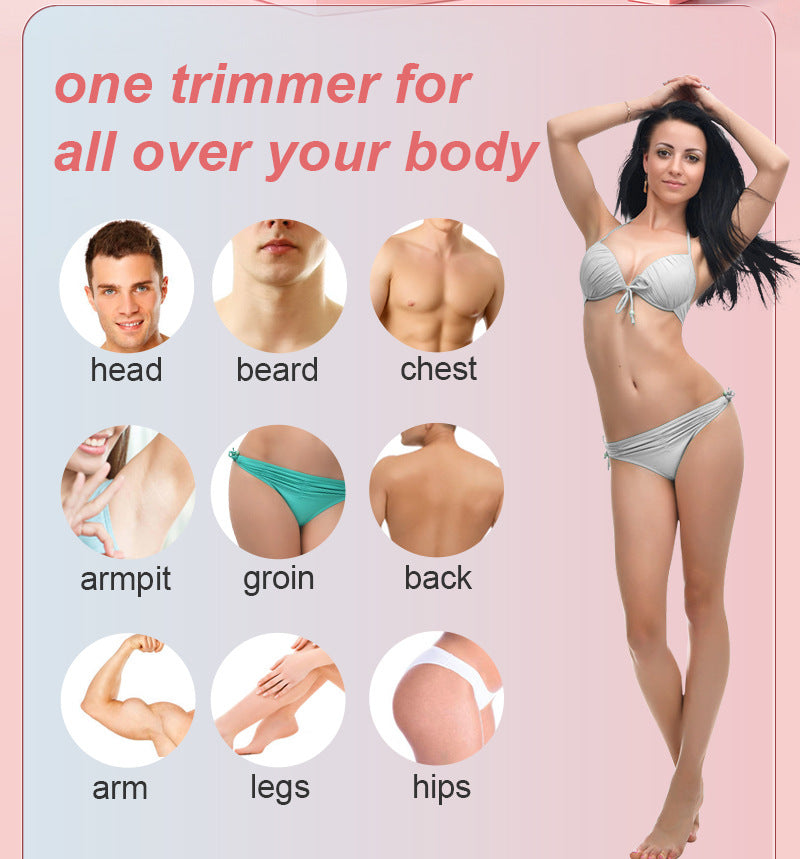 Femmes Bikini Cheveux du corps Lady Shaver