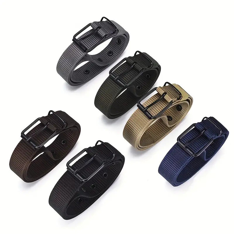Ceinture de pantalons pour hommes en nylon tissé de mode
