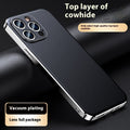 Étui de protection de téléphone en cuir simple Shell