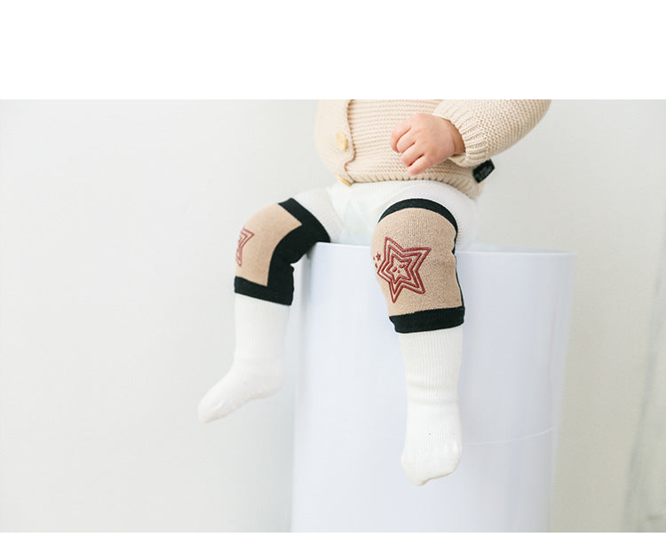 Printemps et été bébé à chevaucher la protection d'automne apprendre à marcher Bump Proof Crawling Knee Cov