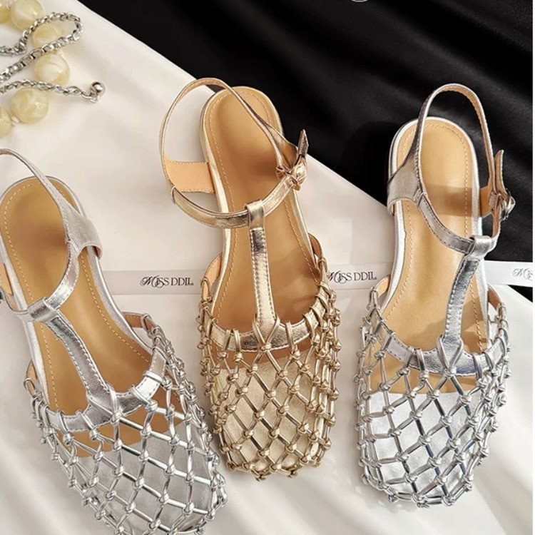 Sac Niche-design Chaussures Roman Sandales Mesh Upper