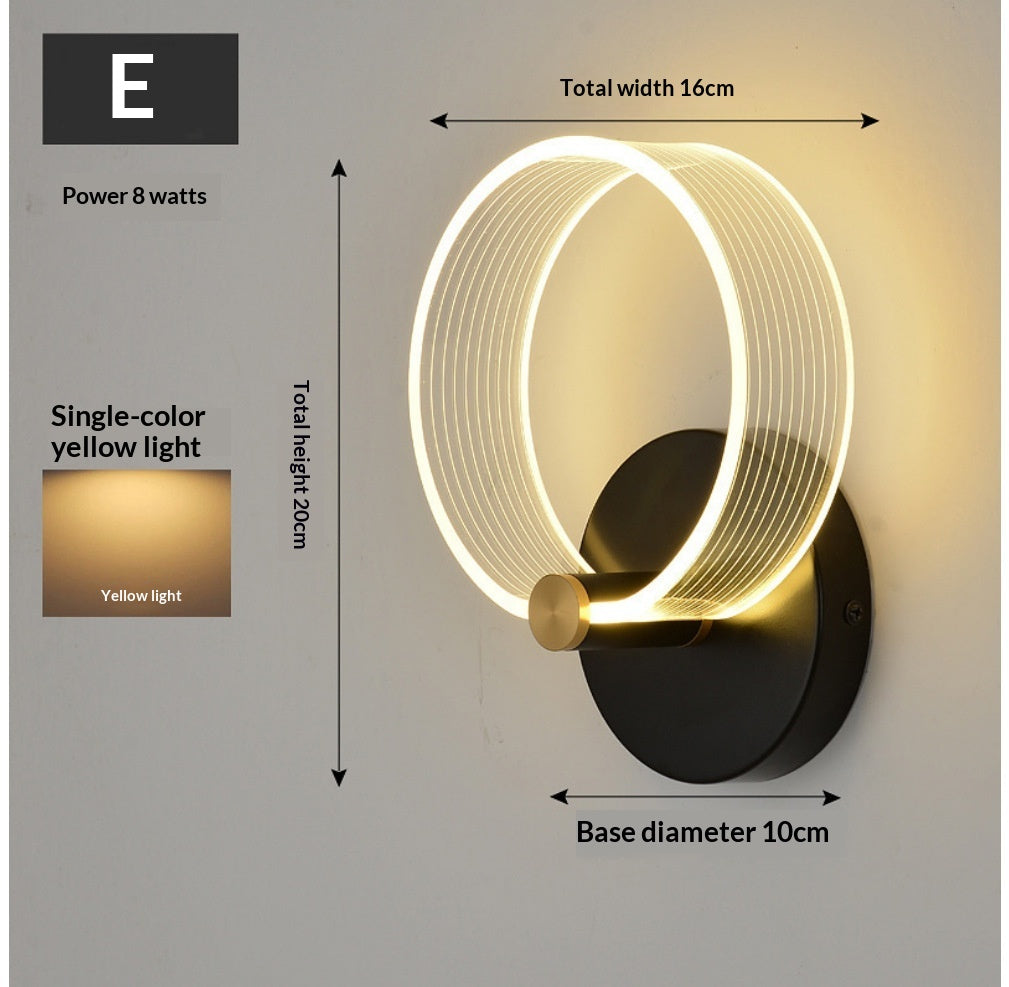 Creative Home Use Mur Chambre Lampe de chevet