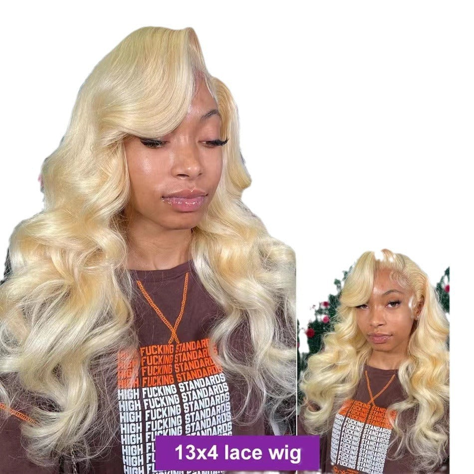 Femmes Piano-Couleur Long Perruques de cheveux bouclés avec de grandes vagues en fibre synthétique