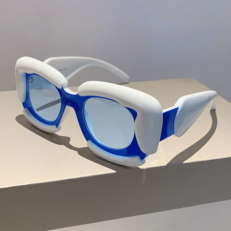 Lunettes de soleil à mode personnalisées de style Quirky Influenceur