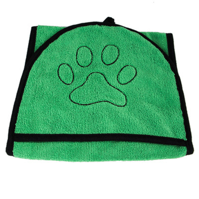 Serviette de bain de chien absorbante pour animaux de compagnie