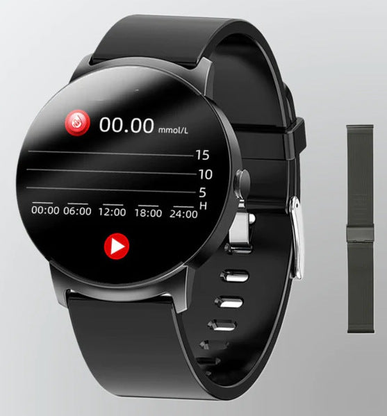 Température du corps Blood Glucose Smart Watch Bracelet