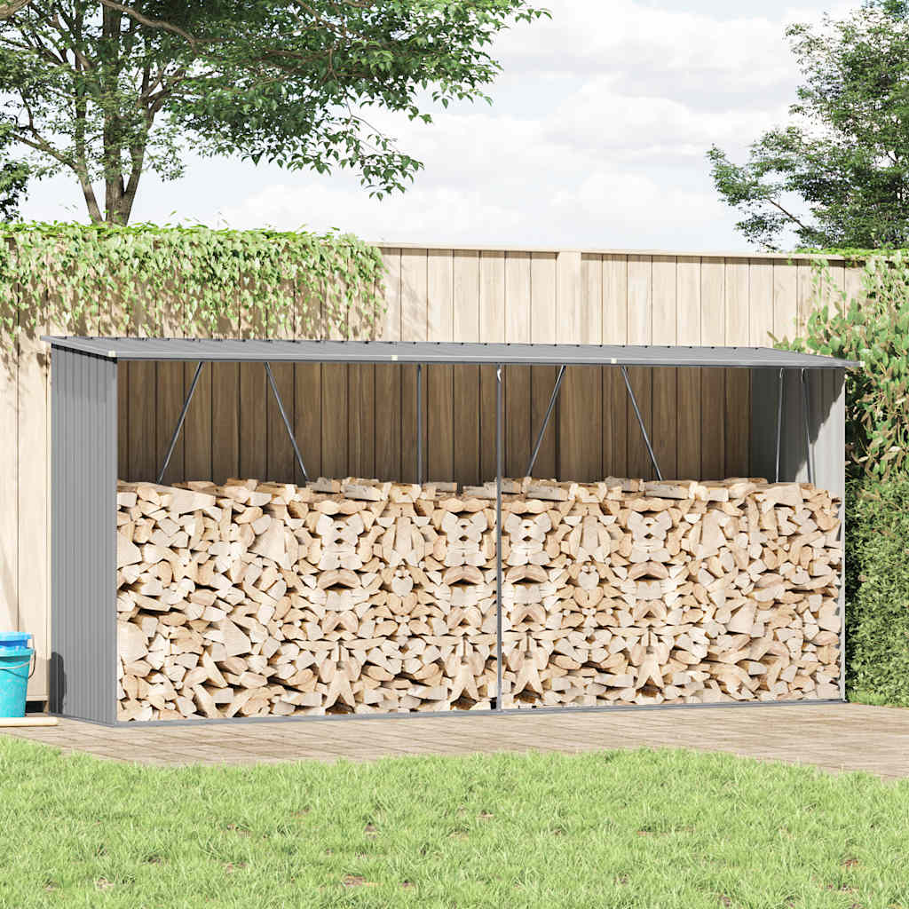 Stockage de bois de chauffage en acier galvanisé 330x stockage de bois de chauffage acier galvanisé