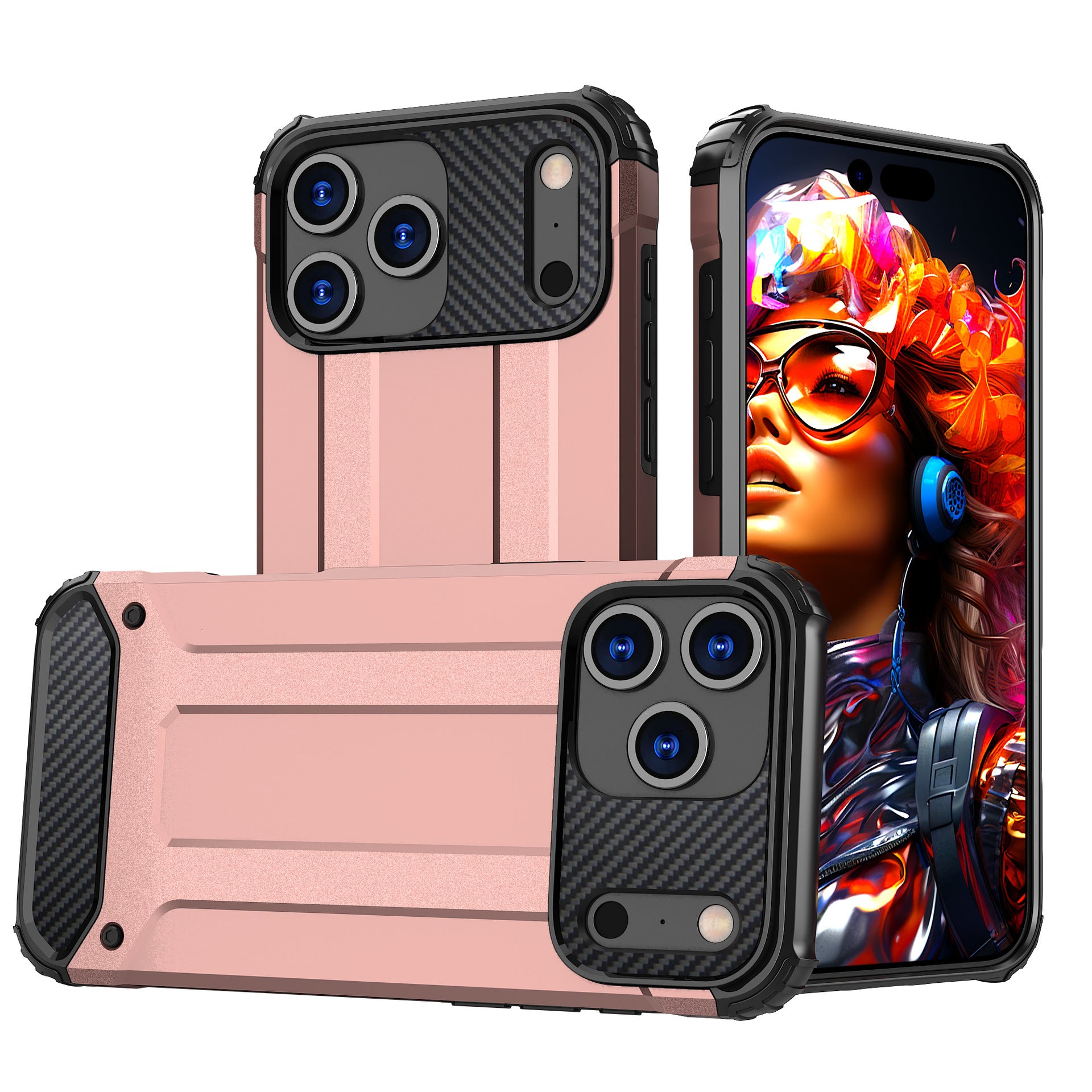 Étui de téléphone Extraordinaire en acier Armor résistant à la goutte Couverture de protection résistant à la goutte