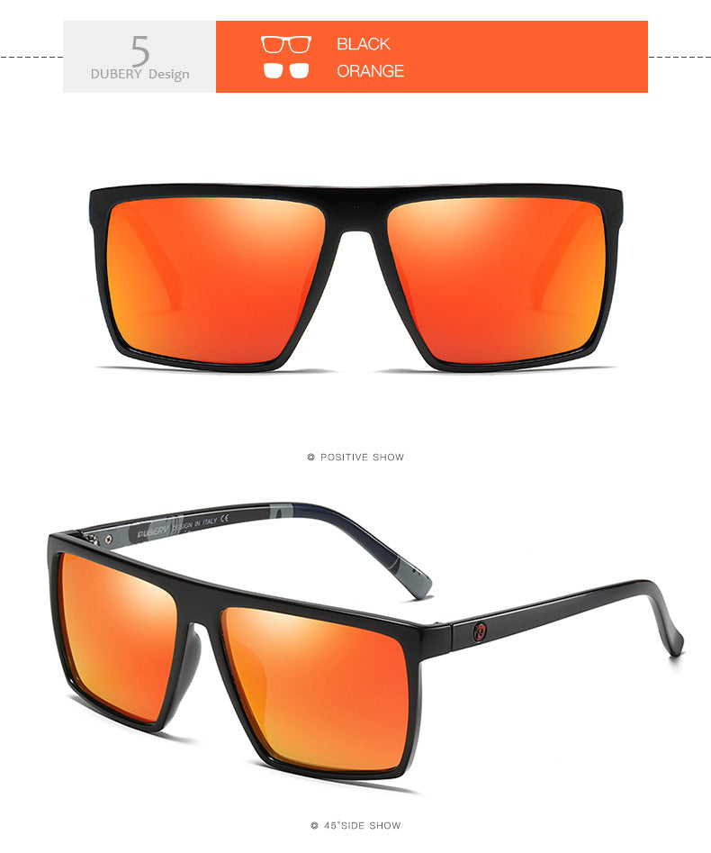 Lunettes de soleil polarisées avec revêtement en métal véritable