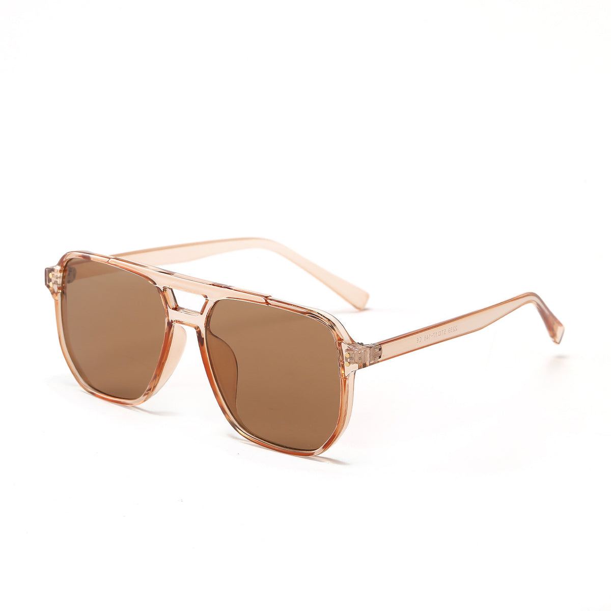 Lunettes de soleil carrées à double faisceau de mode pour femmes